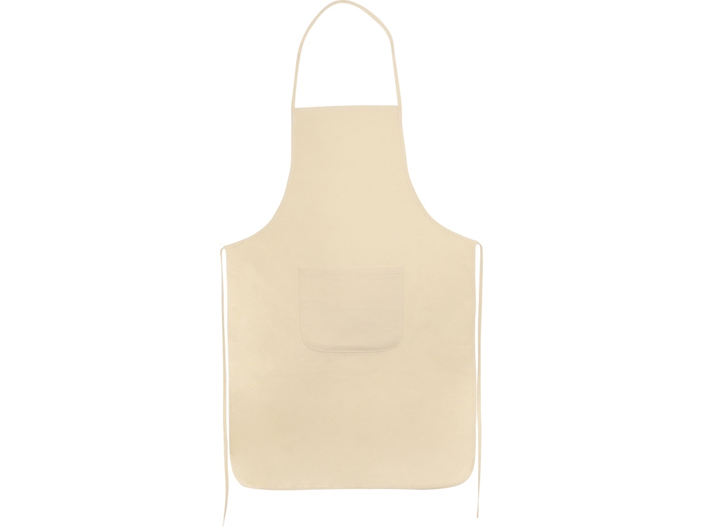 Хлопковый фартук с карманом Bakery (бежевый)