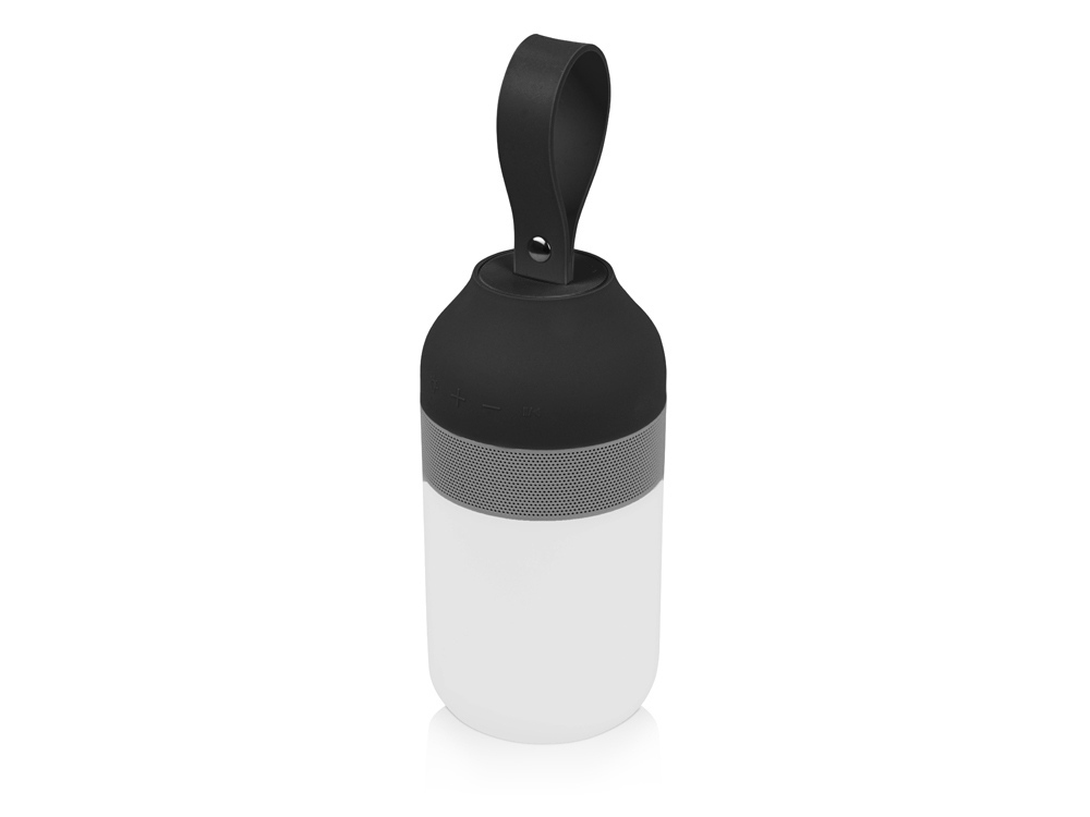 Портативный беспроводной Bluetooth динамик Lantern со встроенным светильником (черный, серебристый, белый)