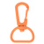 Застежка-карабин Snap Hook, M, оранжевый неон
